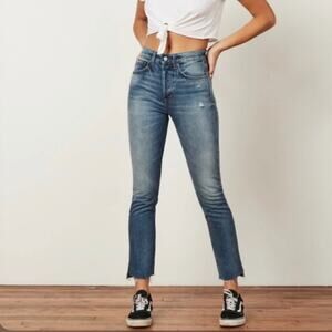 NWT Boyish‎ jeans Billy high rise skinny raw hem
